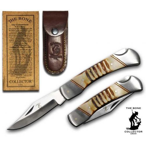 (image for) The Bone Collector Bone handle folding knife